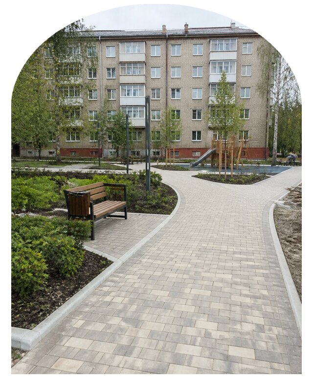 Благоустройство двора МКД под ключ в Бузулуке от 260600 р. | Метпроект-Бзл